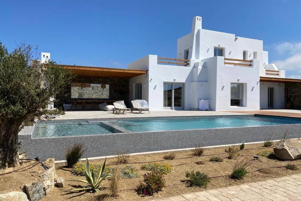 Blue Orchid Villa Mykonos Kalafatis Ngoại thất bức ảnh